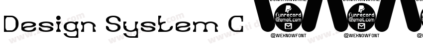 Design System C 700R字体转换